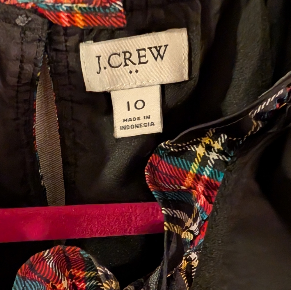 J.crew Tartan Sleeveless Dress with Bow - Picture 8 of 10
